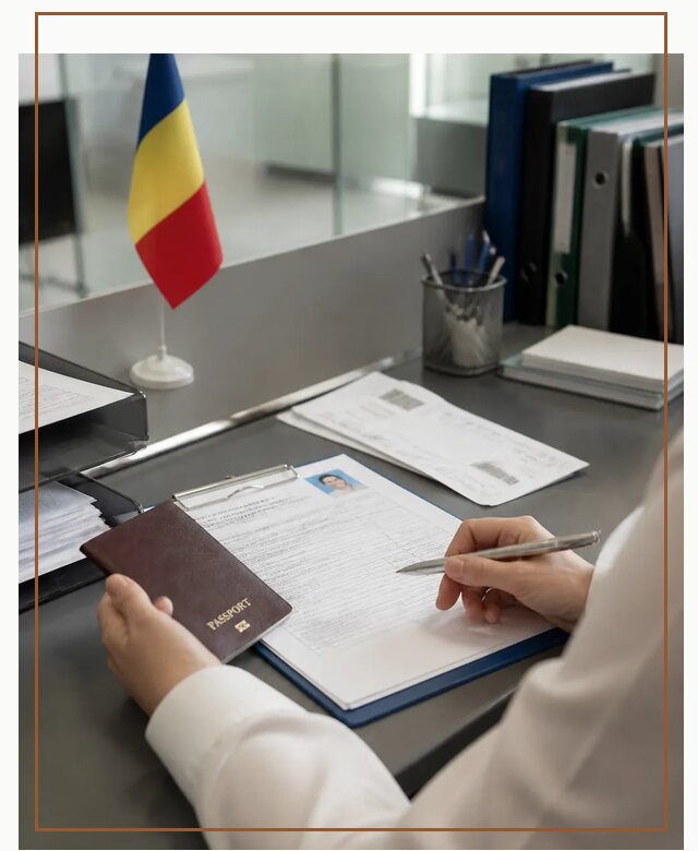 Оформление визы в Румынию с полным сопровождением в Сланцах