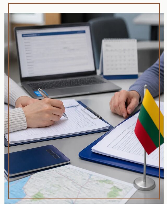 Профессиональное оформление визы в Литву для поездки в Сланцах