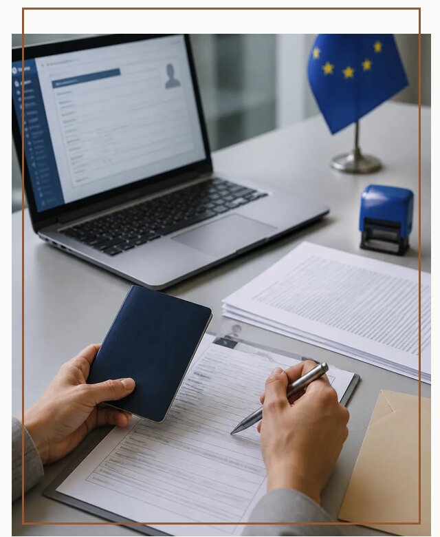Оформление национальной визы D для переезда и работы в Сланцах