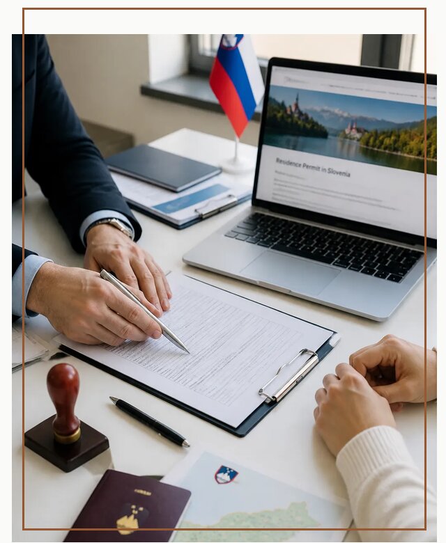 Оформление вида на жительство в Словении под ключ в Сланцах