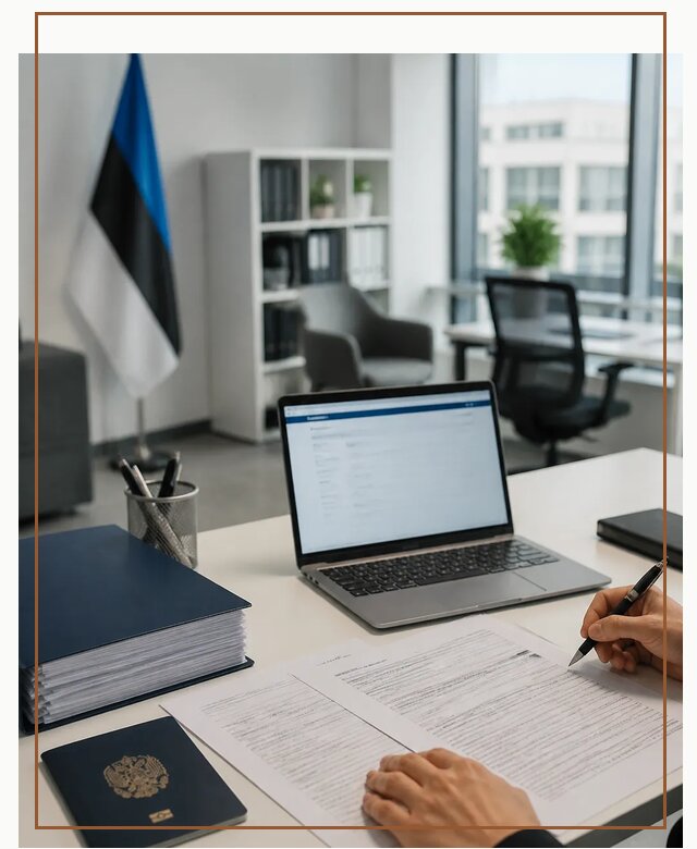 Оформление ВНЖ в Эстонии для переезда и легального проживания в Сланцах