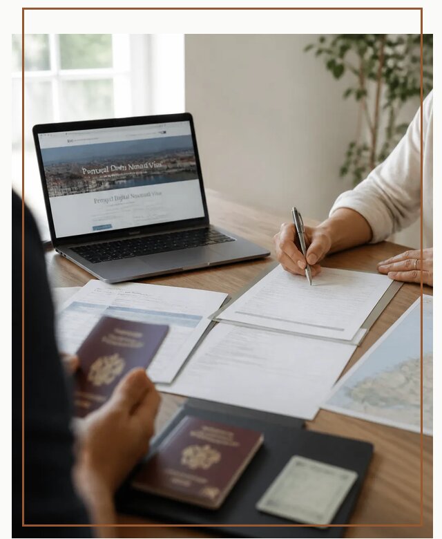 Оформление Digital Nomad и ВНЖ Португалии в Сланцах